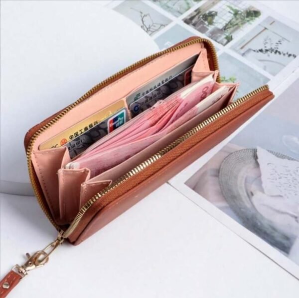 Women Long Wallets PU Leather Card Holder - Image 5