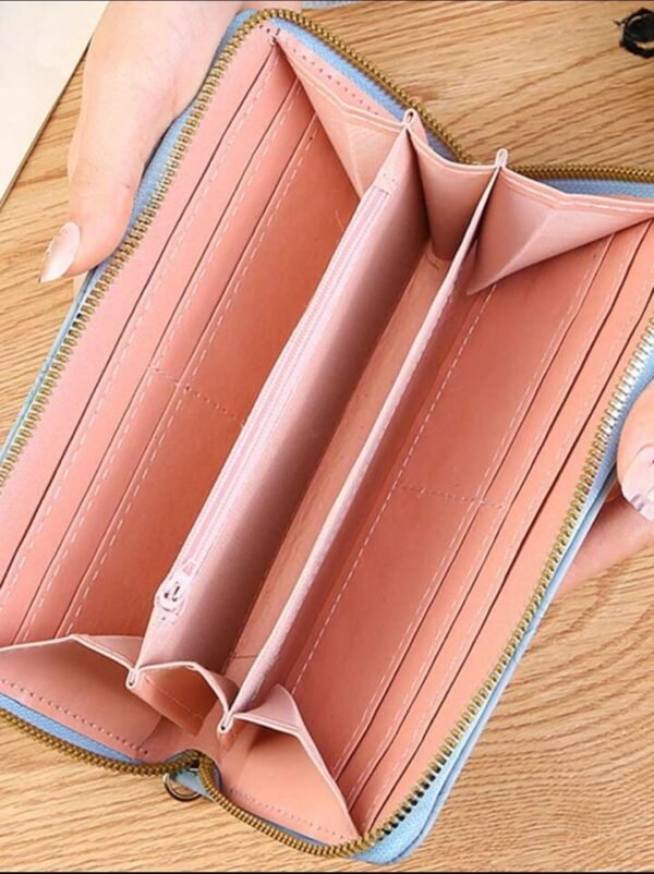 Women Long Wallets PU Leather Card Holder - Image 2