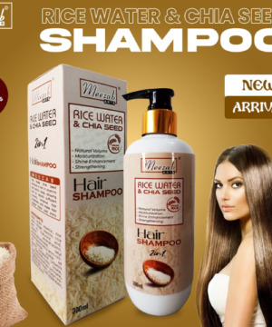 Meezab Arts rice water & chia seed organic rice hair shampoo