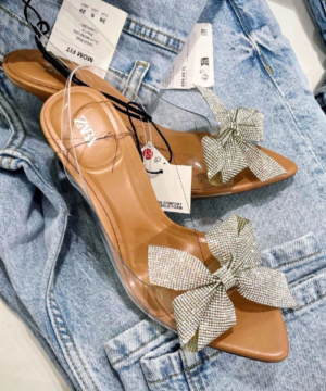 Zara Bow Pointed Heels 👠